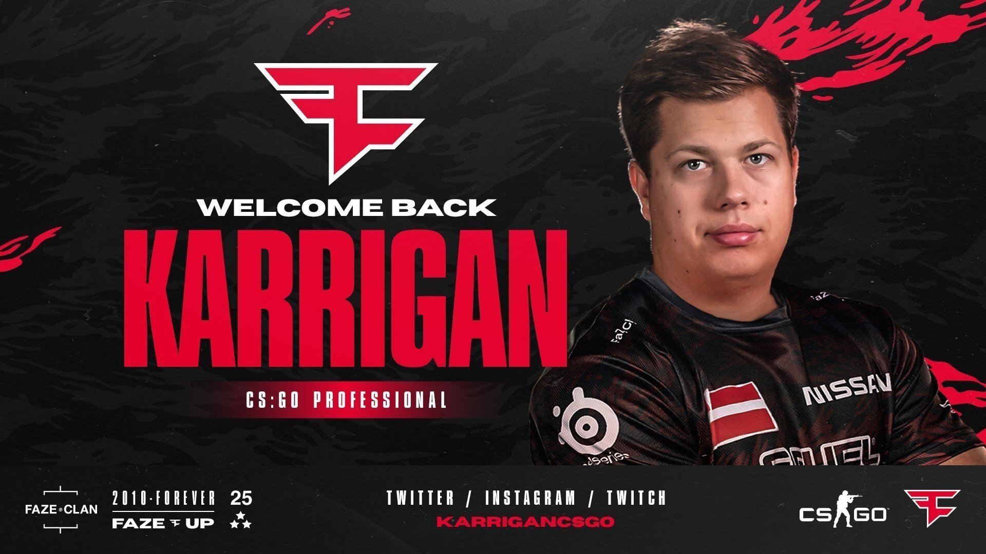 karrigan официально присоединился к FaZe Clan