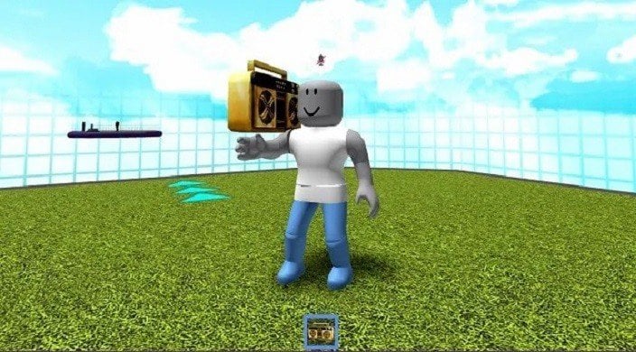 Источник: beebom.com / Персонаж Roblox с проигрывателем