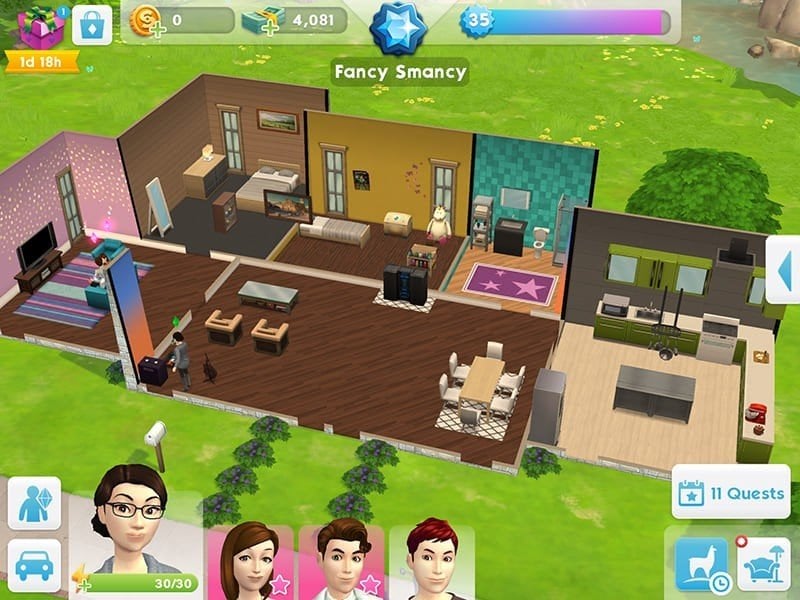 Источник: v.daum.net / The Sims Mobile