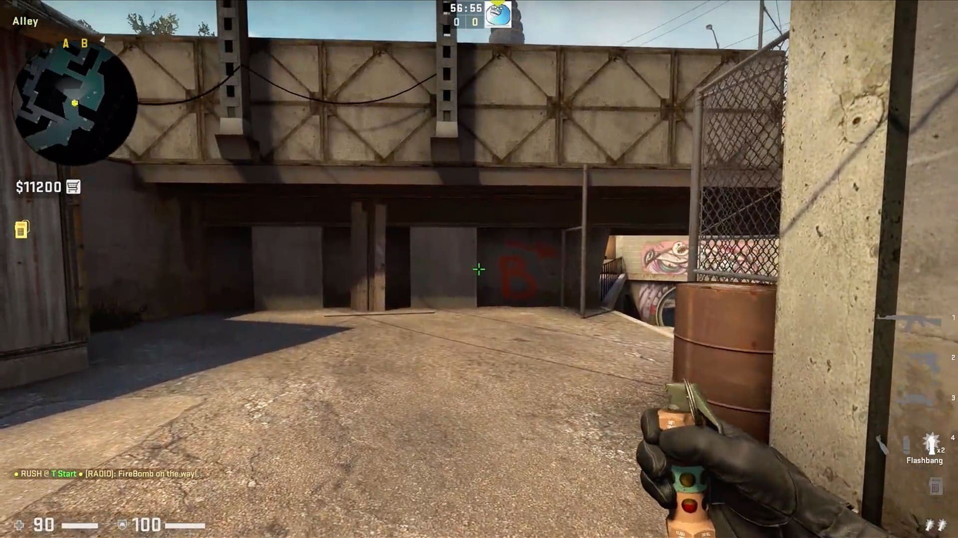 Топ5 советов как выигрывать в CSGO за атаку нa Overpass