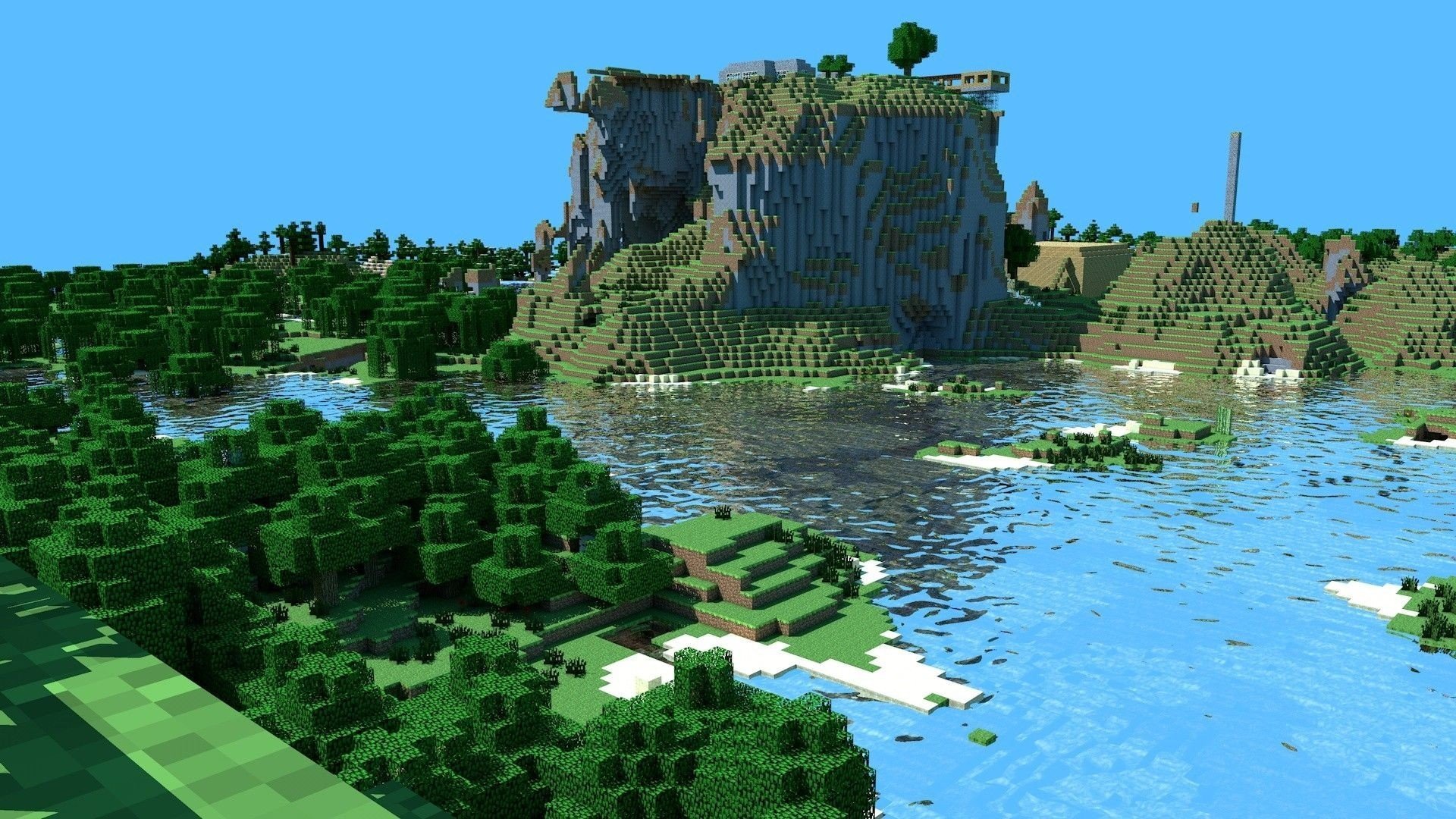 В тестовой версии Minecraft появился новый биом  это часть обновления Пещеры и Скалы