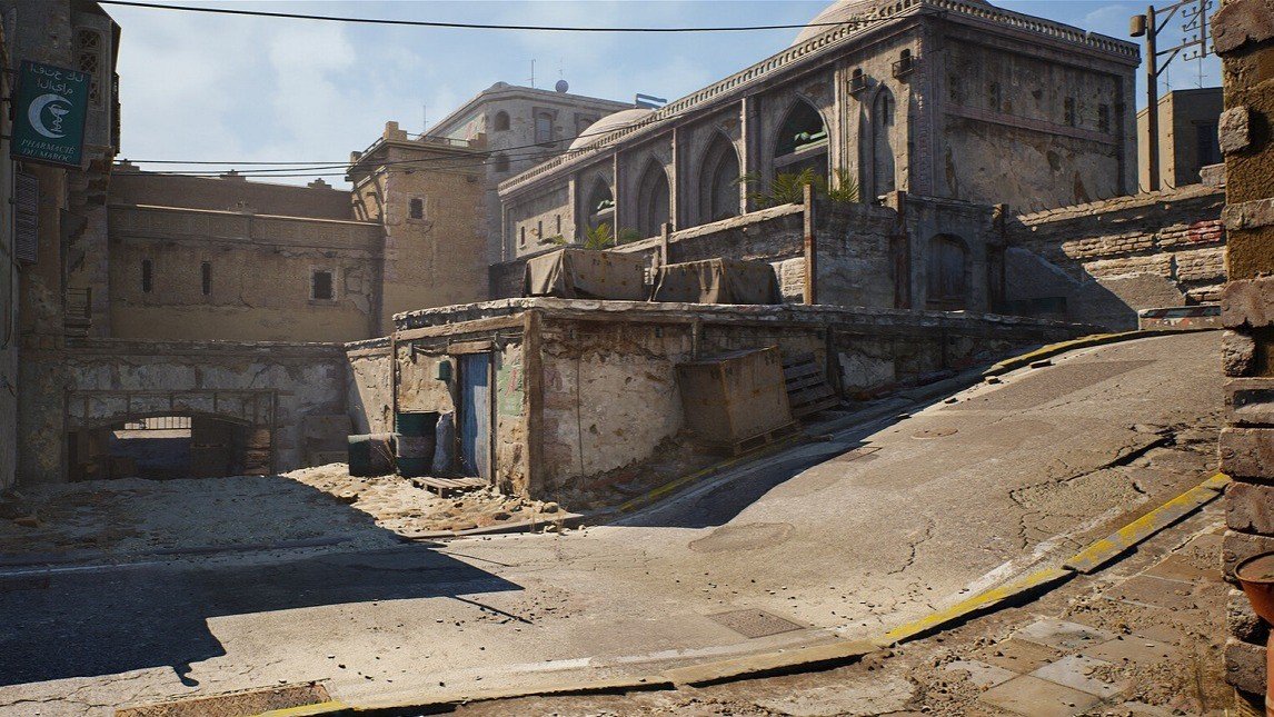 Dust 2 и Nuke акварелью  женщина изобразила карты из CSGO на своих картинах
