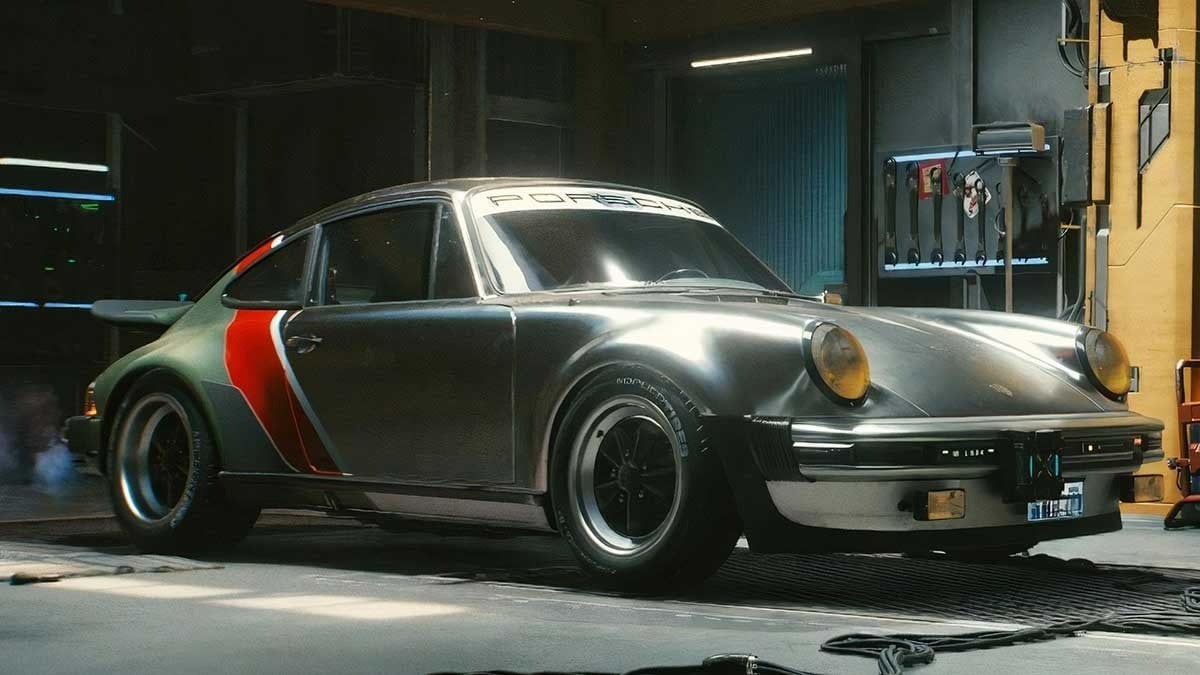 Машина для Киану Ривза  мастер воссоздал Porsche Сильверхенда из Cyberpunk 2077