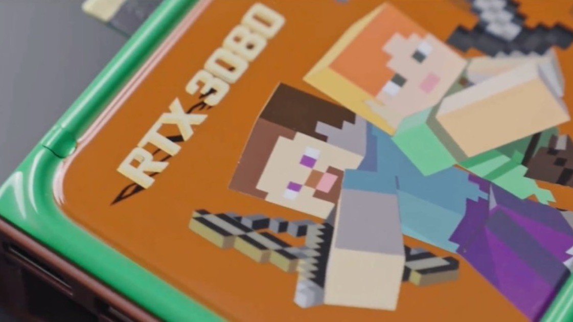 Собери видеокарту GeForce RTX 3080 сам  любители Minecraft останутся довольны