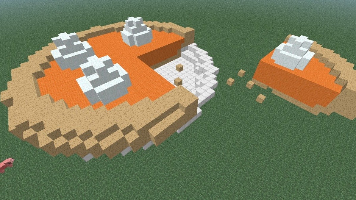 Тыквенный пирог в Minecraft