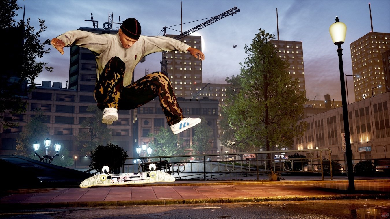 Источник: Uhdpaper / Скейтбордист из игры Tony Hawk's Pro Skater 1+2
