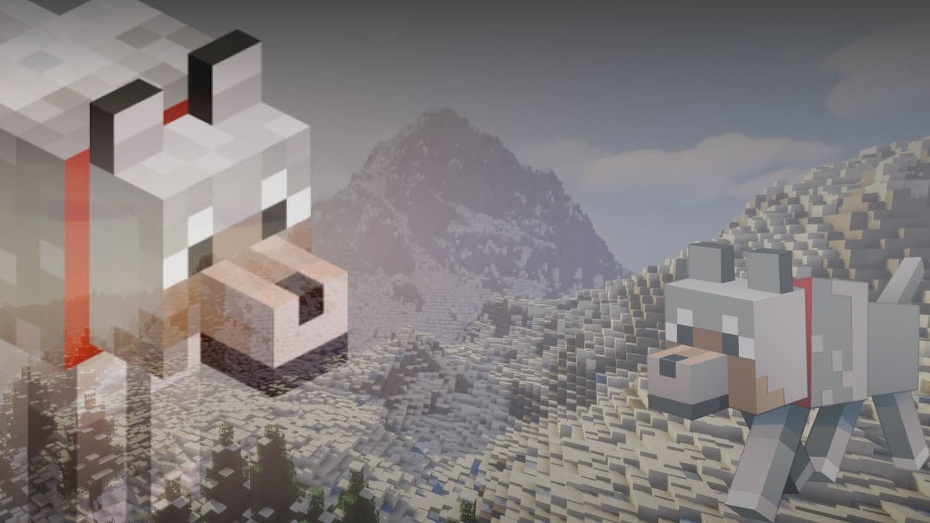 Как приручить волка в Minecraft