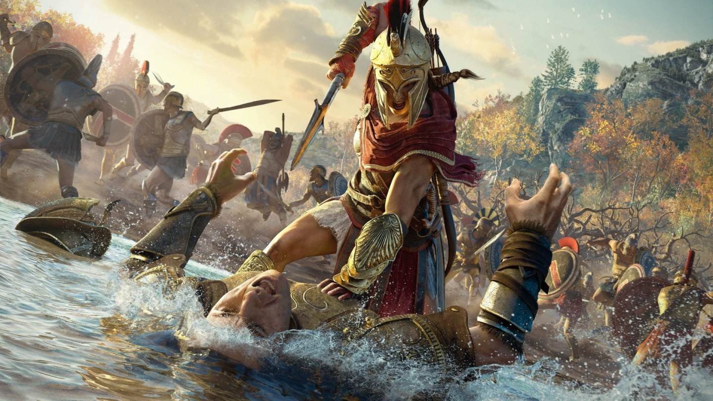 Игроки возмущены наглой рекламой в Assassins Creed Odyssey