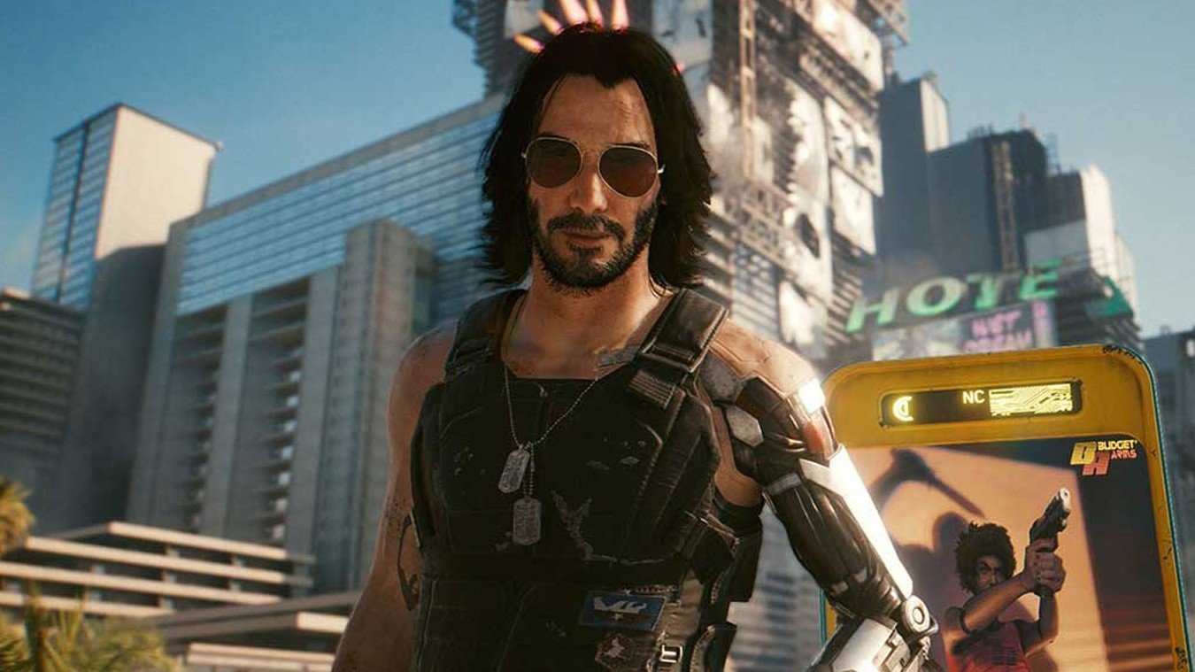 В Cyberpunk 2077 появился мем  грустный Киану Ривз