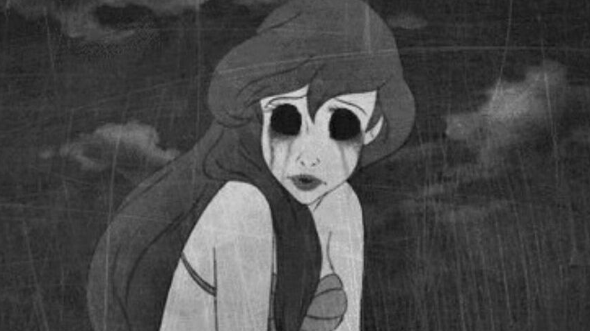 Русалочка из твоих кошмаров художник изобразил реалистичную хоррорверсию героини