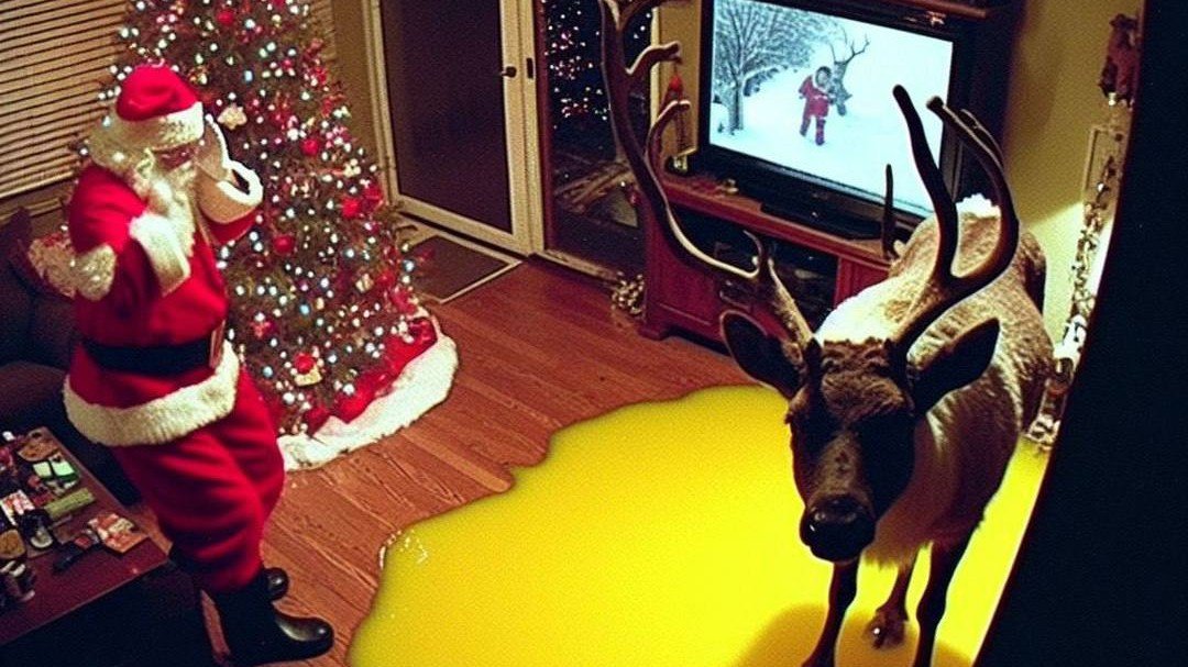 Нейросеть показала чем занимается Санта в Рождественскую ночь