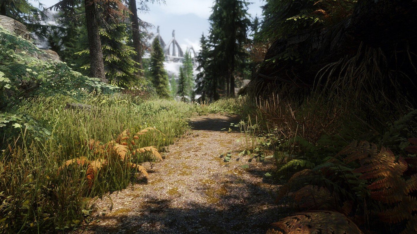 400 модов превратили Skyrim в произведение искусства а героиню в супермодель