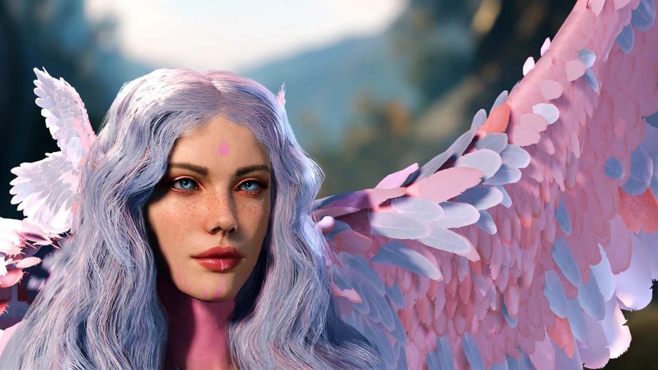 Источник: nexusmods.com / Мод Half angel (Aasimar 5E)