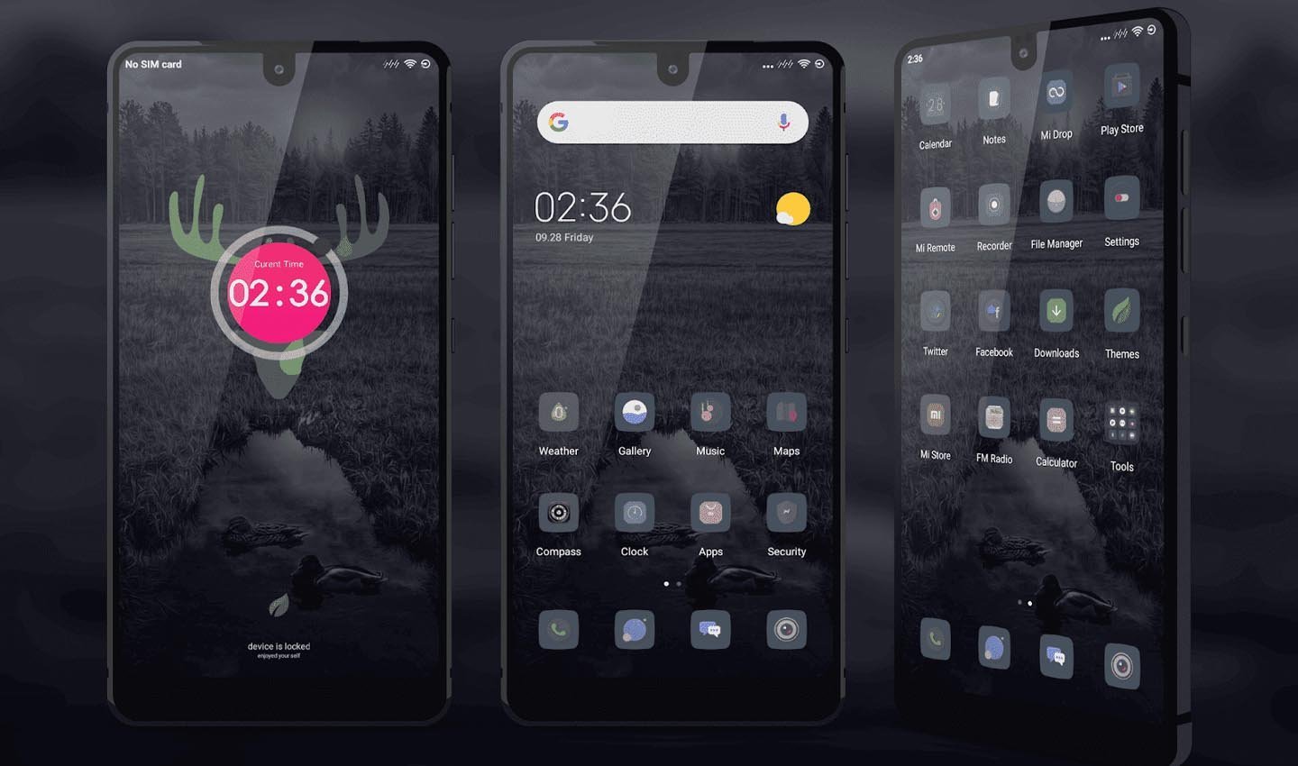Источник: Miuithemesxiaomi / Темы для MIUI