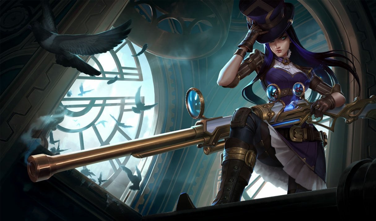 Источник: leagueoflegends.com / Арт персонажа Кейтлин
