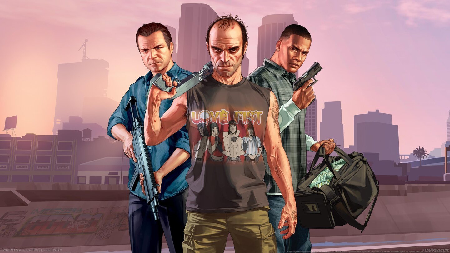 Главные герои GTA 5: Майкл, Тревор и Франклин