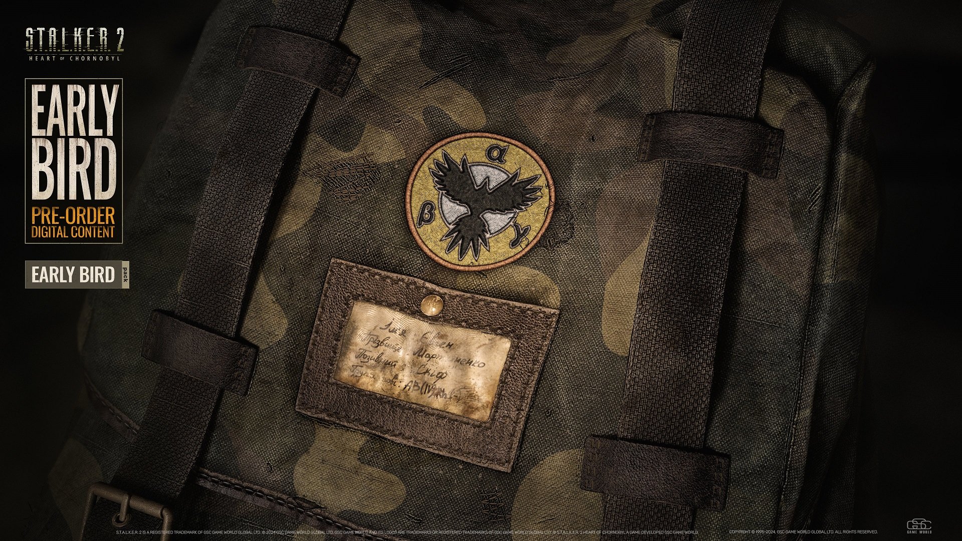 Источник: GSC Game World / Бонусы за предзаказ S.T.A.L.K.E.R. 2