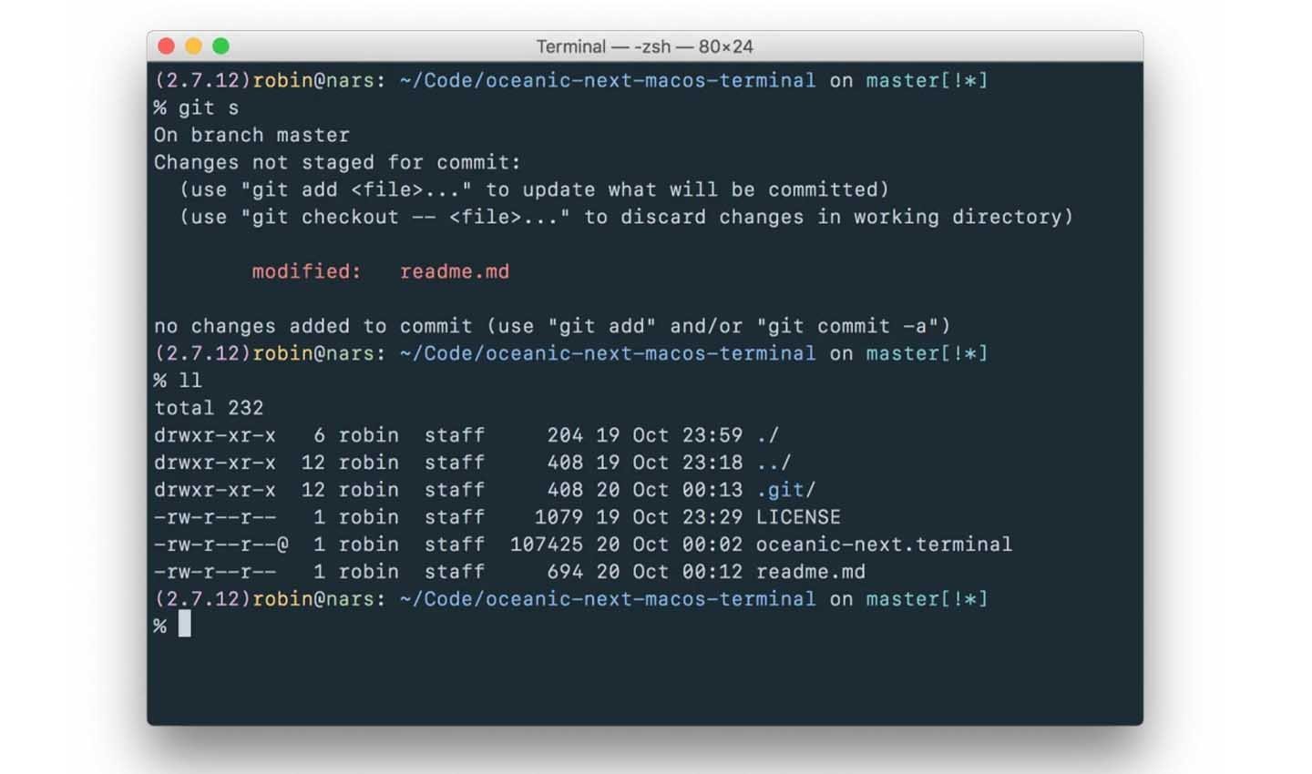 Источник: Thecode / Терминал на macOS