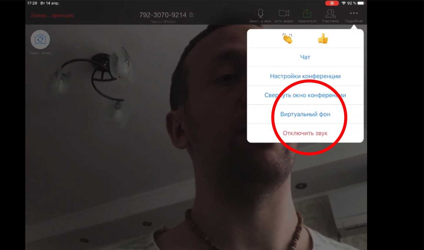 Источник: Ютуб канал den sv (TehnoFan) / Zoom на iPhone