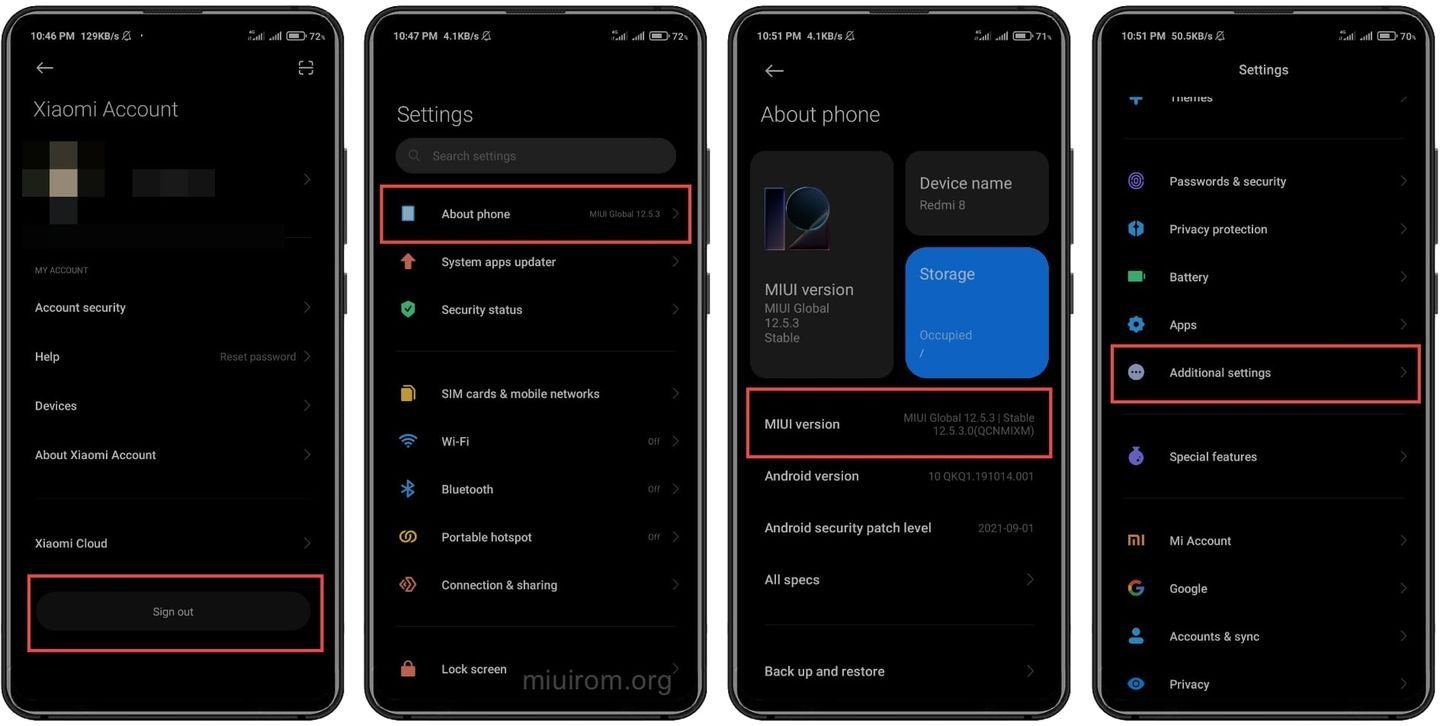 Источник: MIUI ROM / Скриншот Android