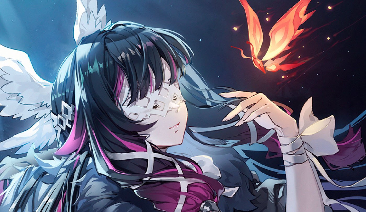 Источник: zerochan.net / Коломбина из Genshin Impact
