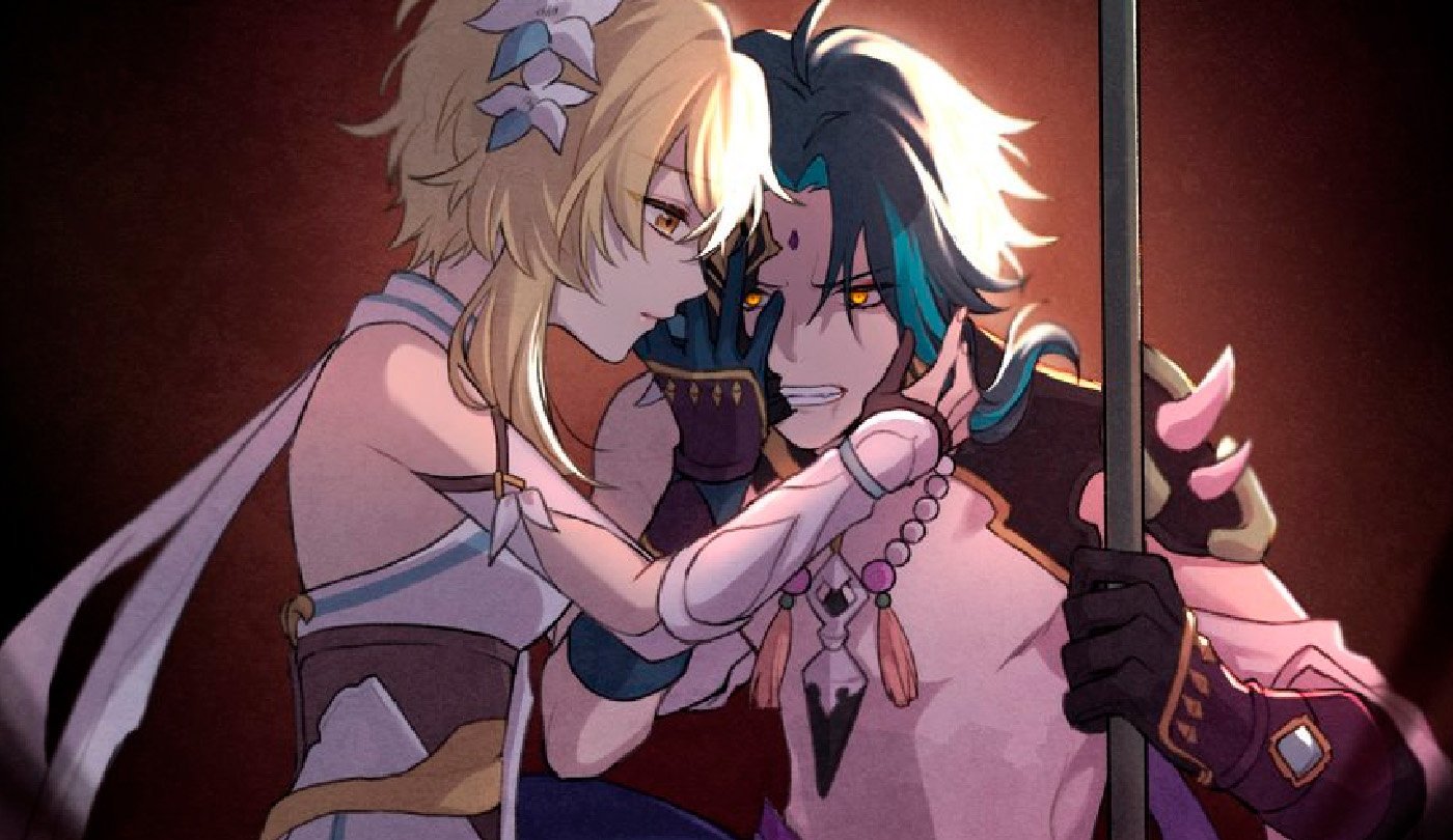 Источник: zerochan.net / Люмин и Сяо