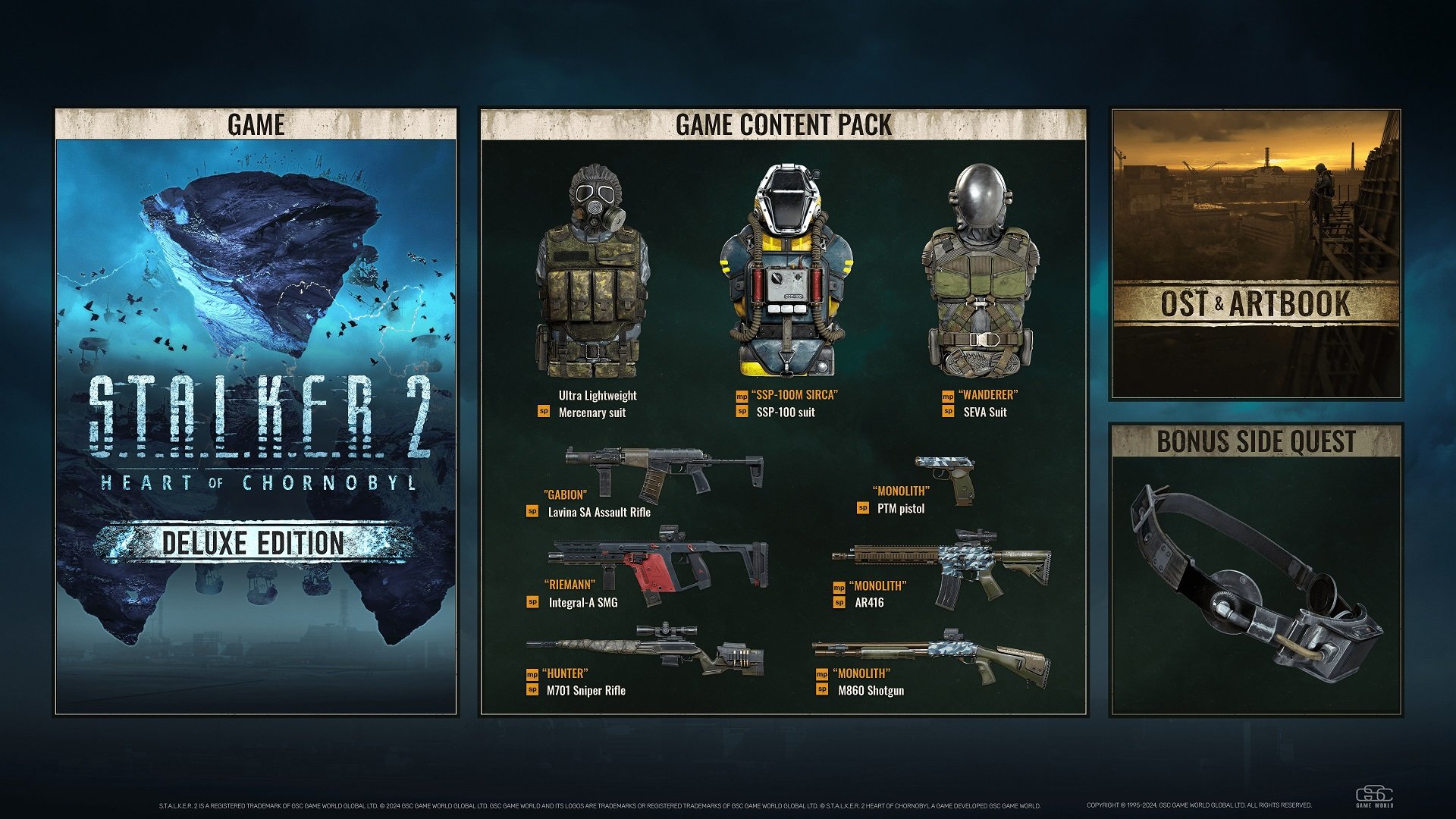 Источник: Steam / Бонусы Deluxe-издания S.T.A.L.K.E.R. 2