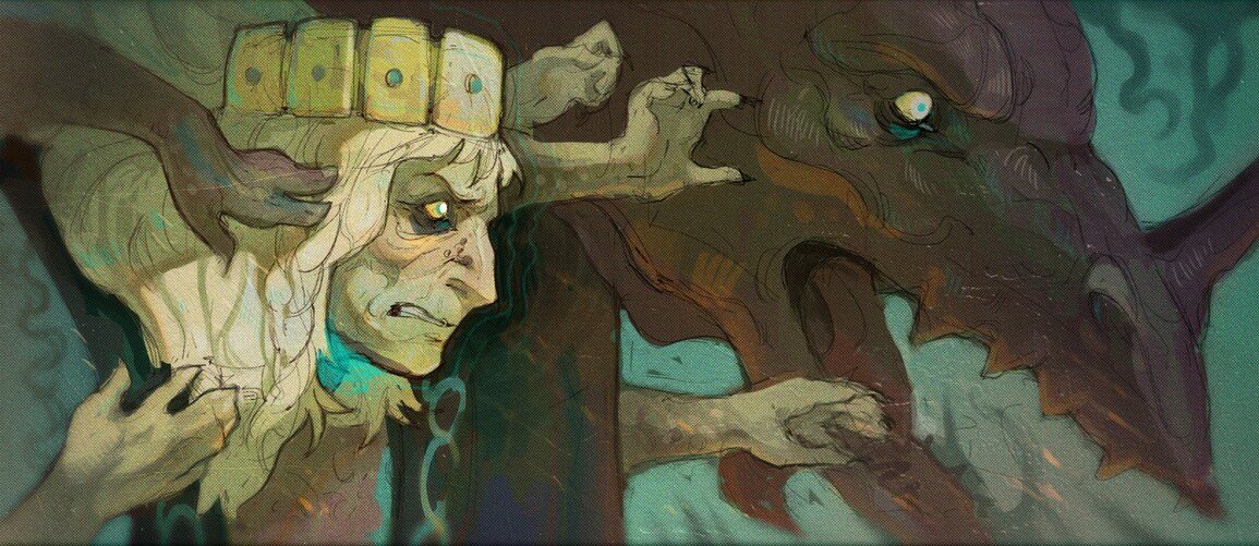 Источник: pikabu.ru / Годрик с драконом