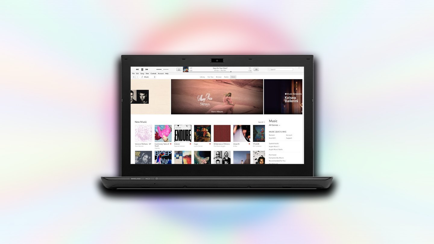 Источник: Apple / iTunes на ноутбуке с Windows