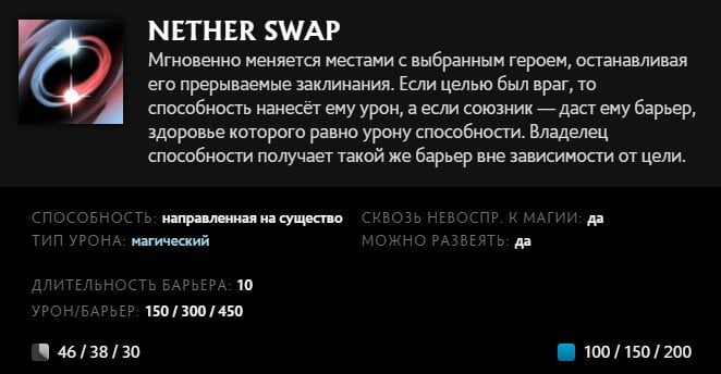 Скриншот CQ.ru / Описание умения