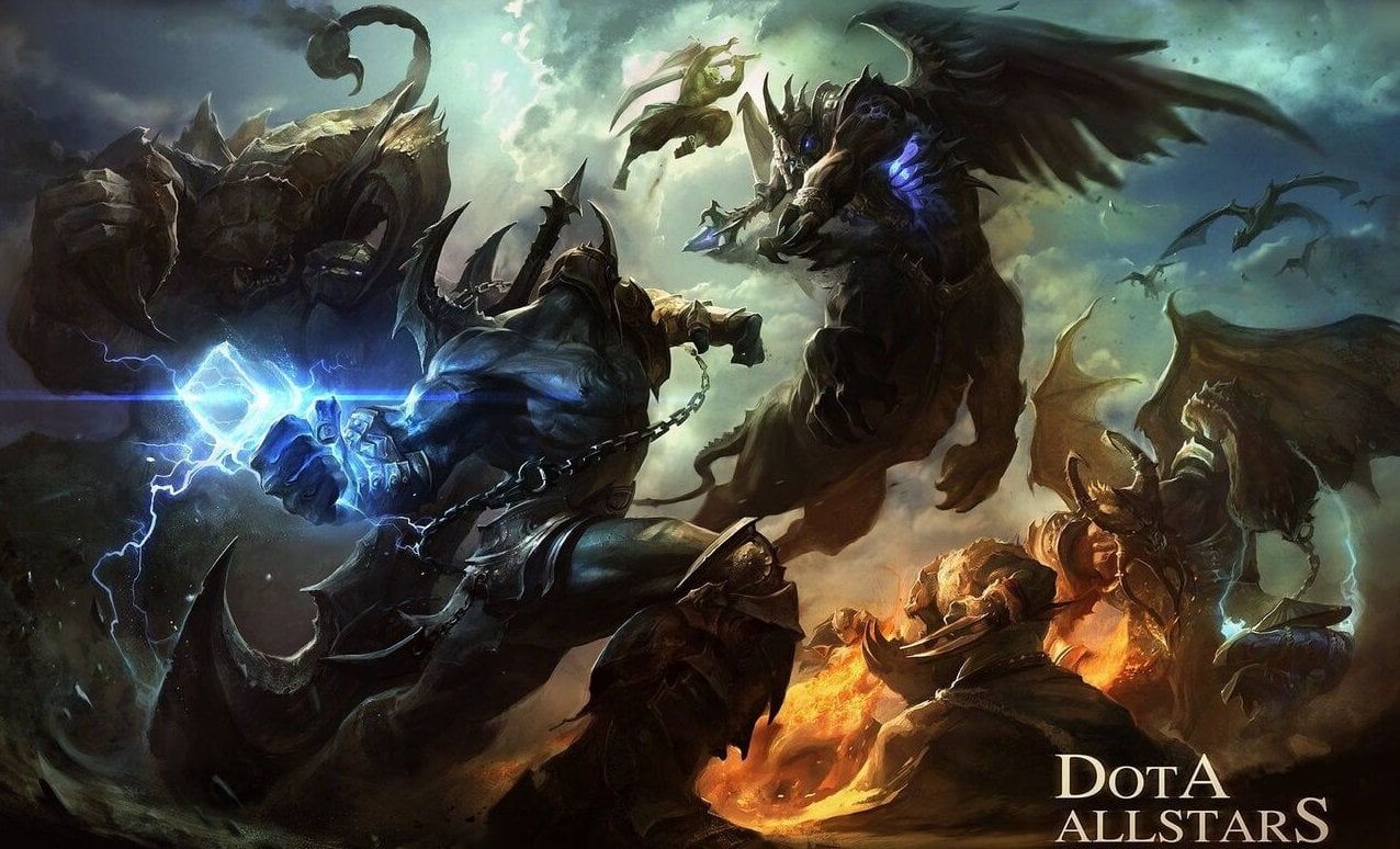 Источник: pinterest.com / Обложка DotA Allstars