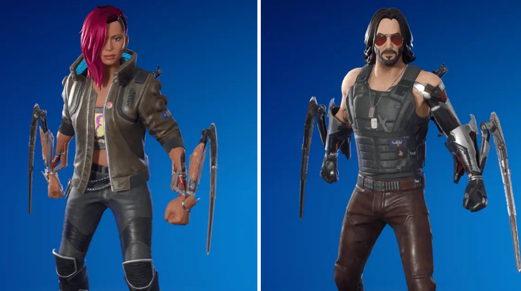Источник: Epic Games / Ви и Джонни с «Клинками богомола»