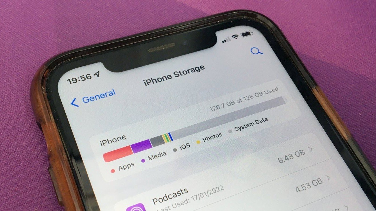 Как очистить системные данные на iPhone