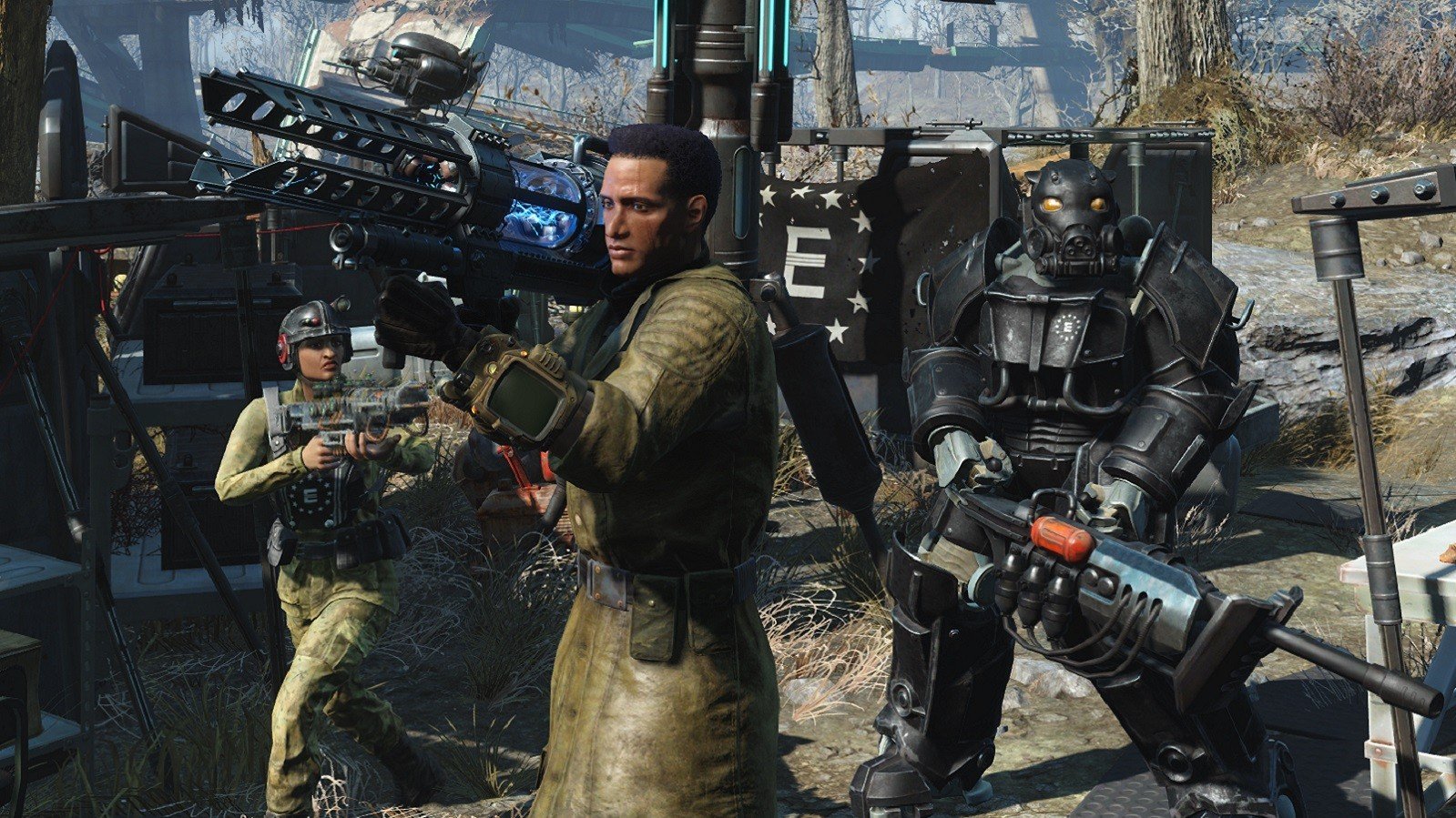 Вышел бесплатный некстгенпатч для Fallout 4  в игре появился Анклав