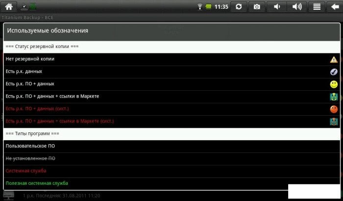 Источник: Huaweidevices / Меню программы Titanium Backup