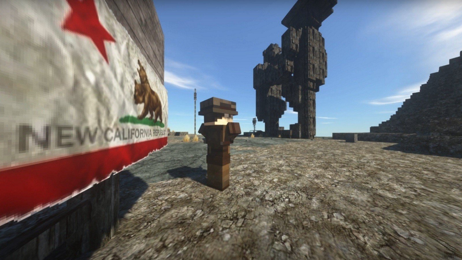 Фанаты воссоздали Fallout New Vegas в Minecraft  сыграть можно бесплатно