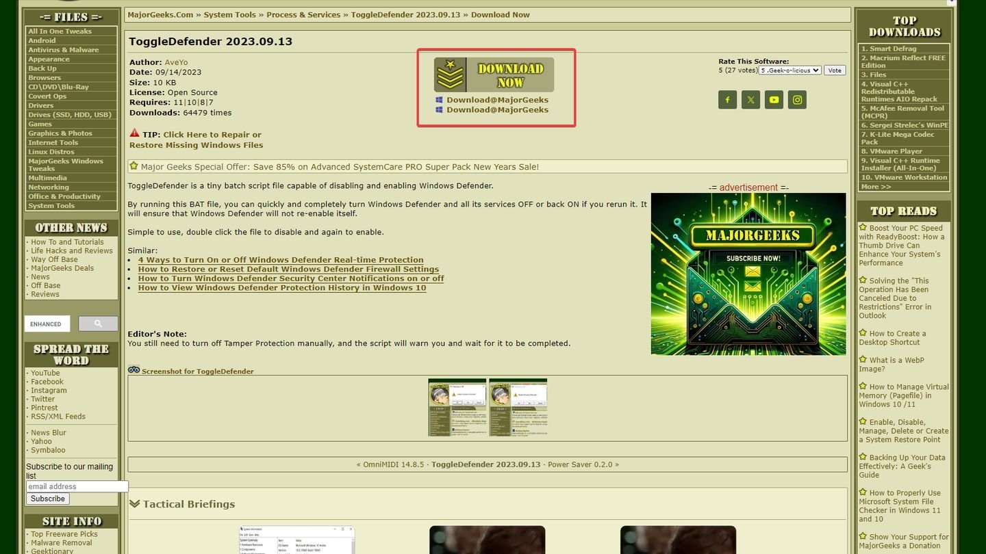 Источник: CQ / Сайт Toggle Defender