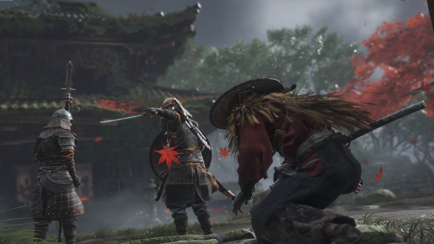 Графику Ghost of Tsushima на ПК покадрово сравнили с PS5версией игры
