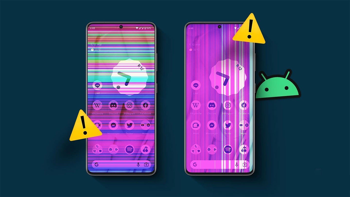 Что делать если появились полосы на экране смартфона