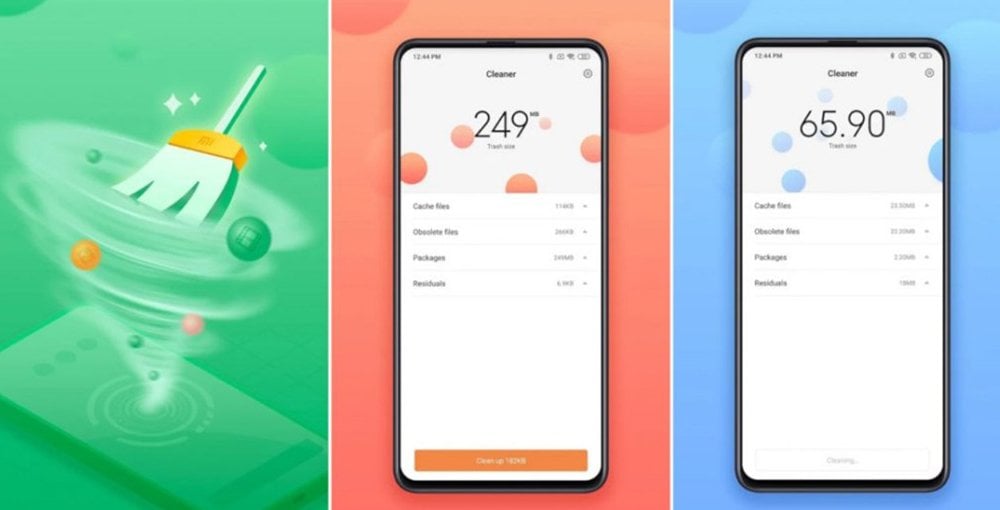 Источник: FoneArena / Интерфейс приложения Очистка в MIUI