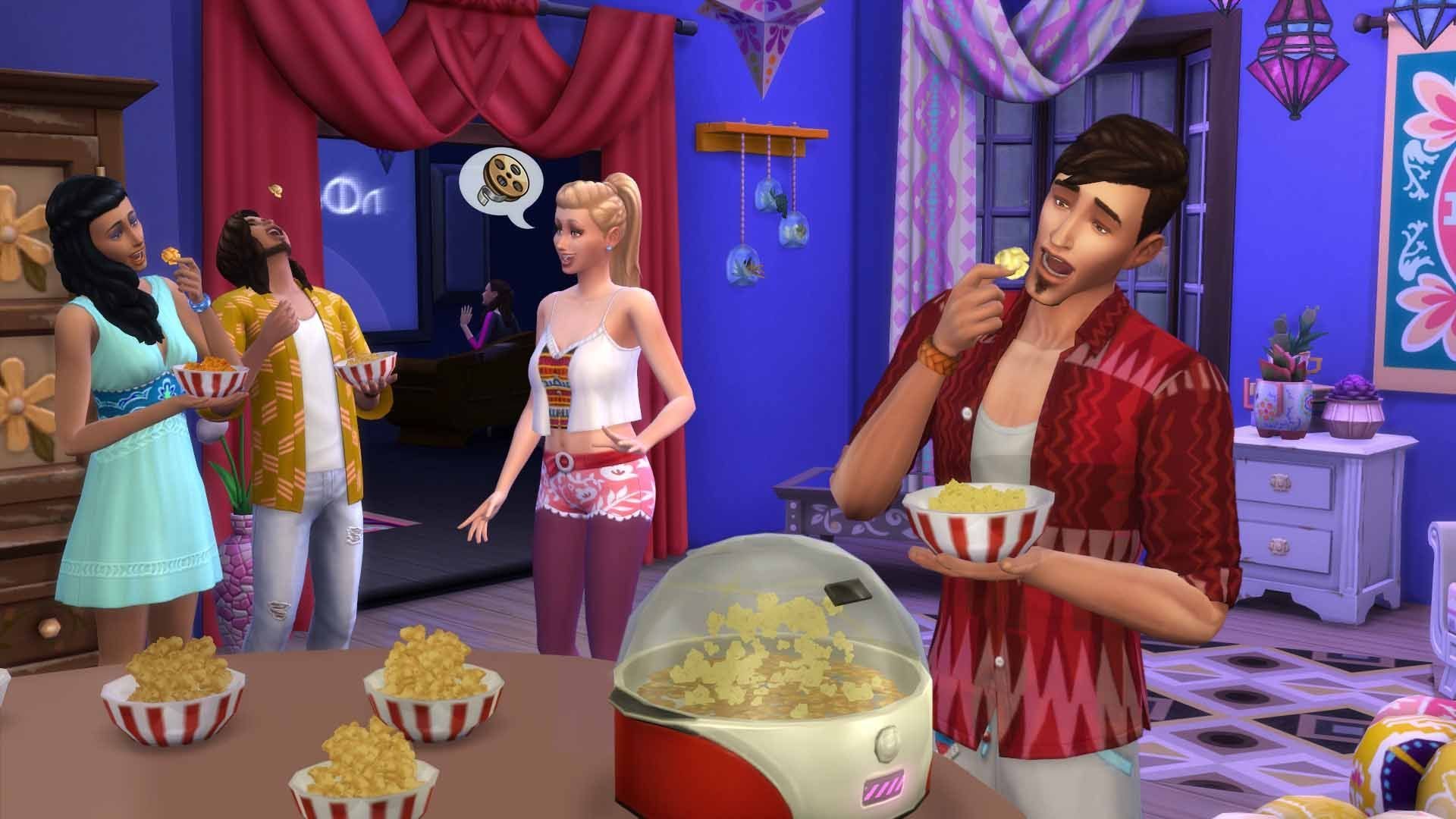 Источник: The Sims 4 / Дополнение «Домашний кинотеатр»