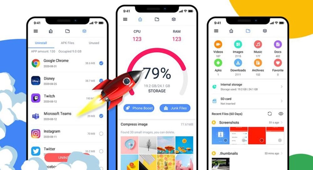 Источник: APKPure / Интерфейс приложения Super Clean-Master of Cleaner