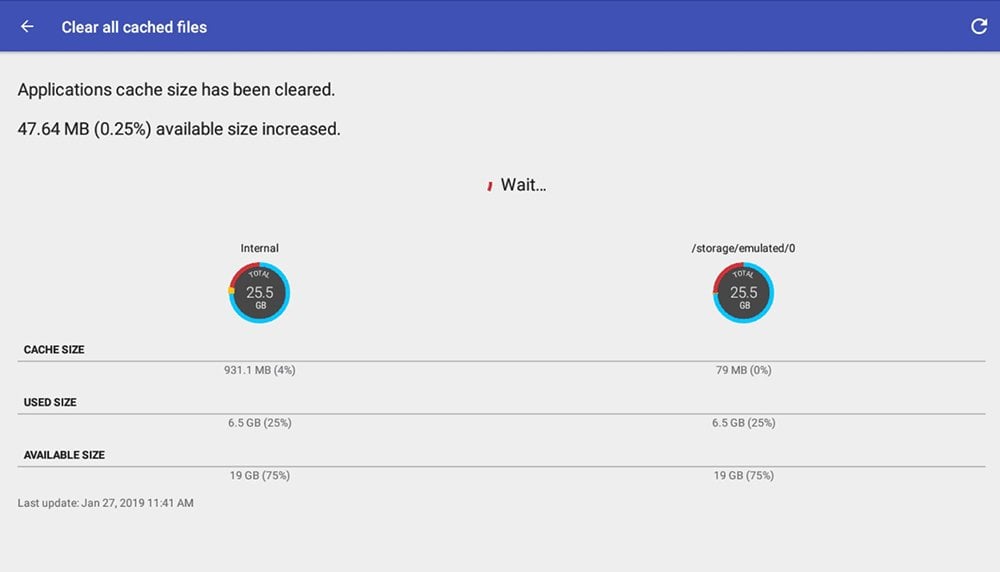 Источник: Lifewire / Интерфейс приложения 1Tap Cleaner