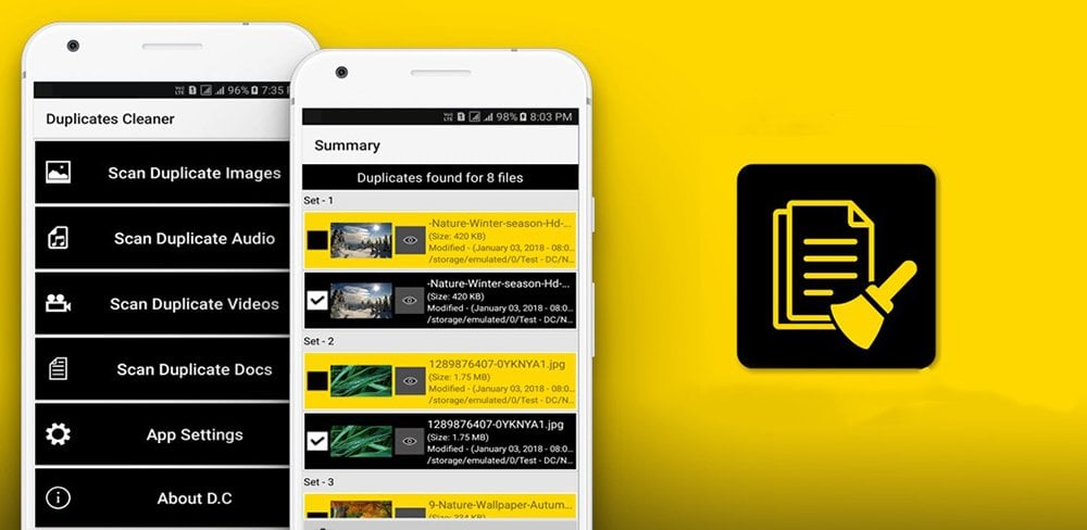 Источник: kaeros corps / Интерфейс приложения Duplicates Cleaner