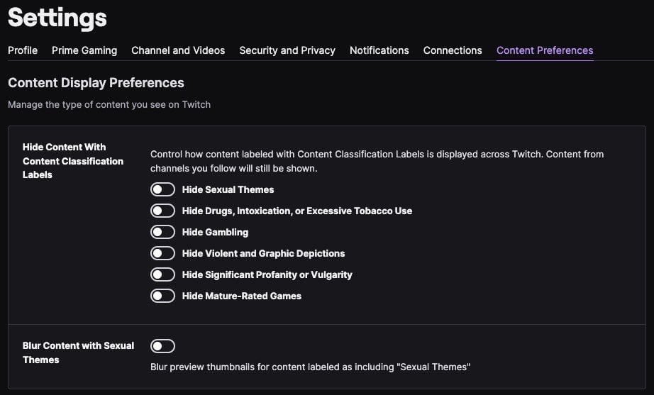 Источник: Х / Новые настройки цензуры Twitch