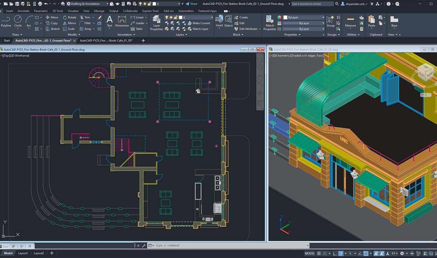 Источник: Autodesk / Рабочая среда AutoCAD