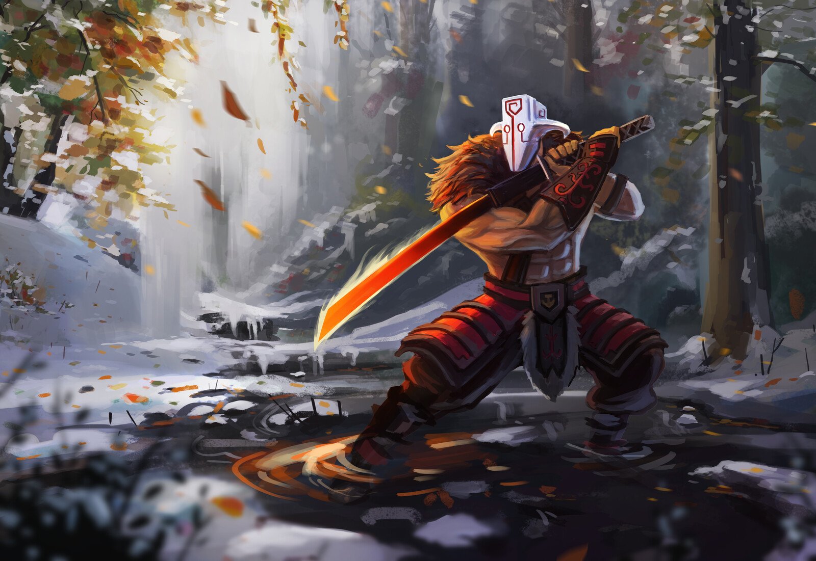 Источник: ArtStation / Juggernaut в Dota 2