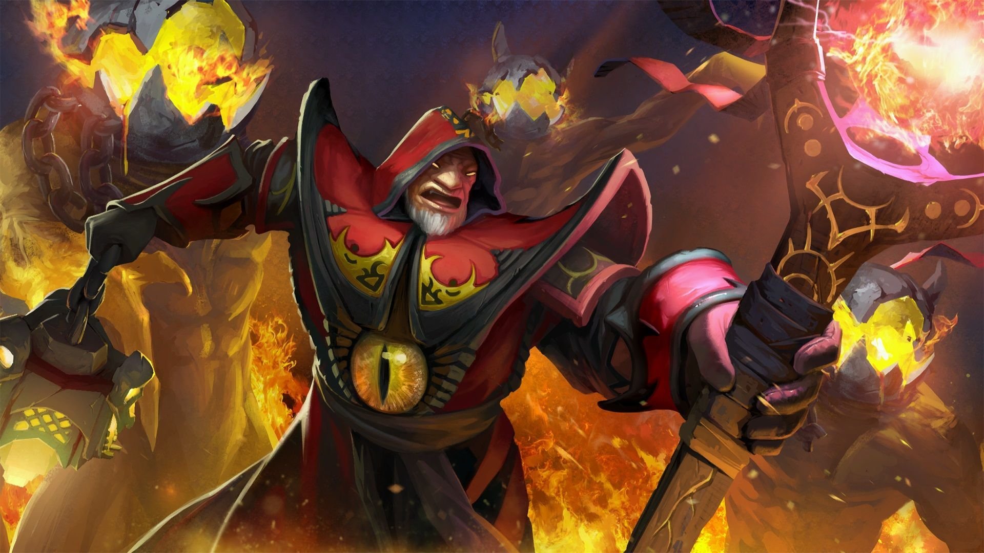 Источник: wallpapers13 / Warlock в Dota 2