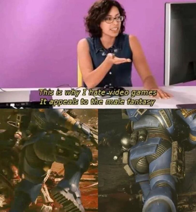 Источник: Reddit / Мем по Warhammer 40K: Space Marine 2