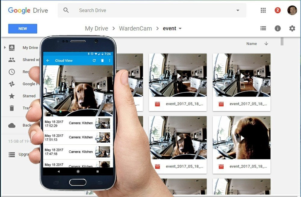 Источник: wardencam360.com / Интерфейс программы WardenCam